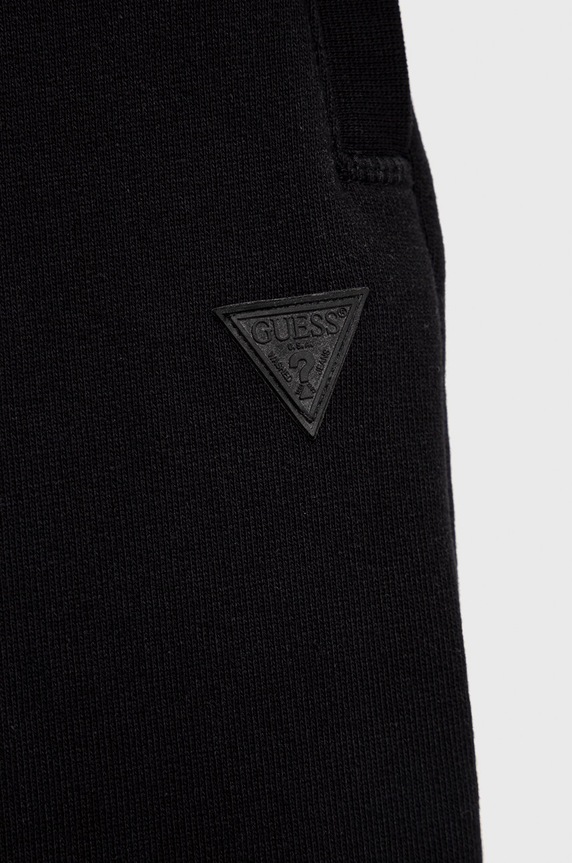 Guess spodnie dresowe dziecięce L2YQ46.KAIJ1 czarny AW22
