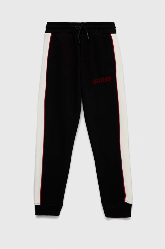 Guess pantaloni tuta bambino/a maglia nero L2BQ19.KBGQ2