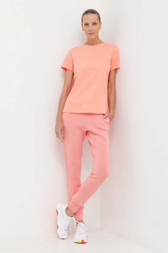 Donji dio trenirke Guess ALLIE V2YB18.K7UW2 roza SS26