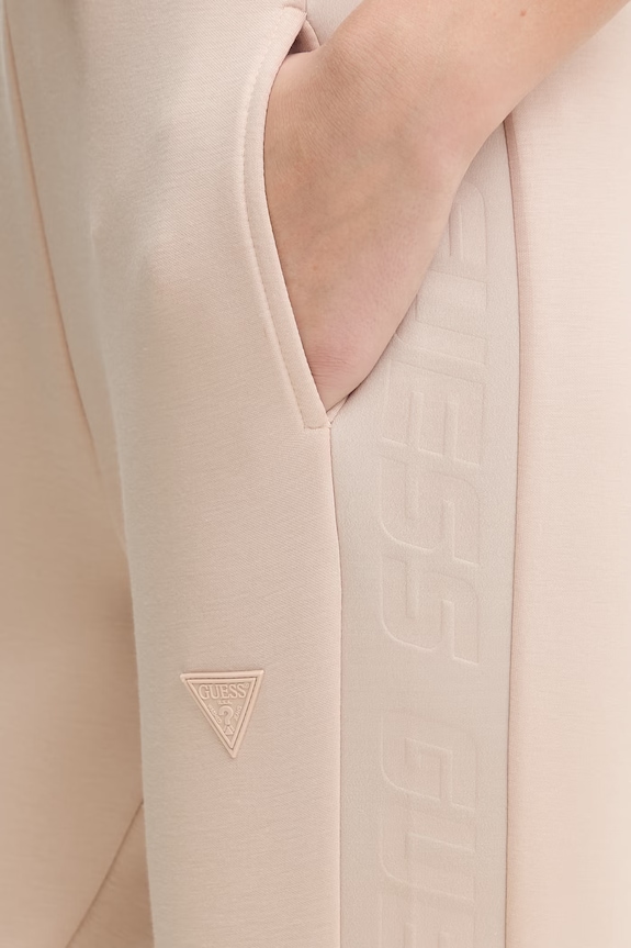 Παντελόνι φόρμας Guess ALLIE μπεζ V2YB18.K7UW2
