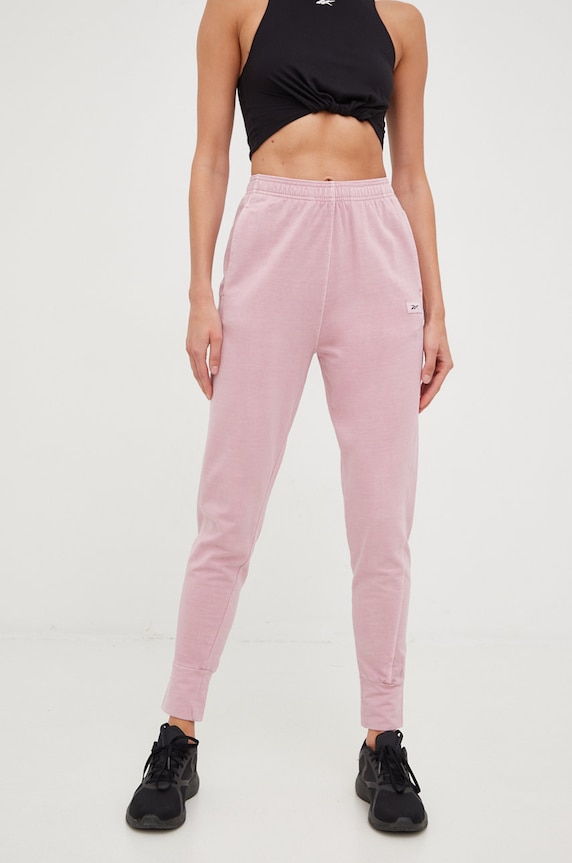 Reebok Classic spodnie dresowe HK4951 różowy AW22