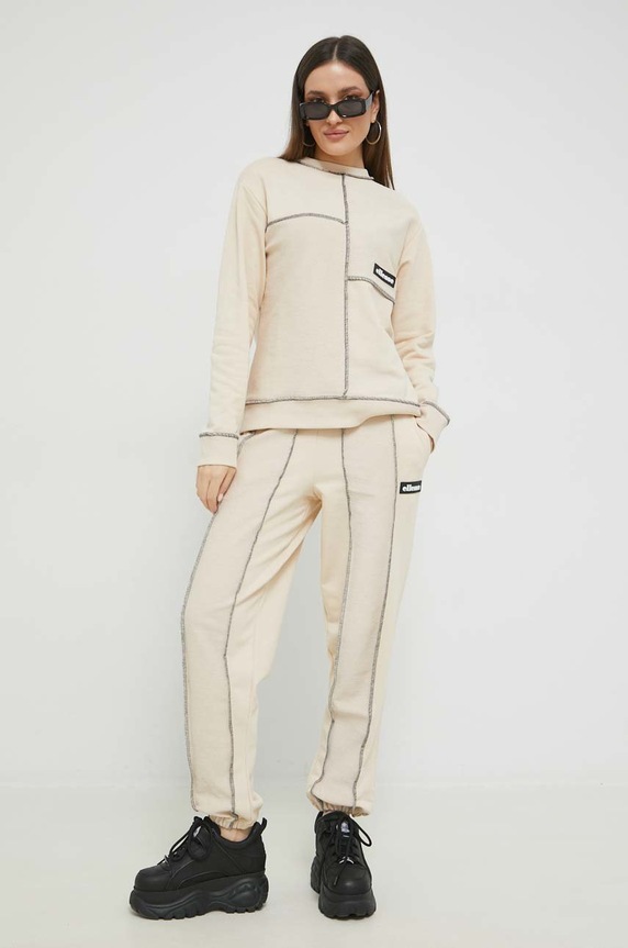 Tepláky Ellesse béžová SGP15935