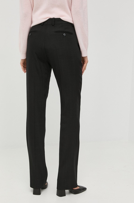 Odzież Victoria Beckham spodnie 1322WTR003728B czarny