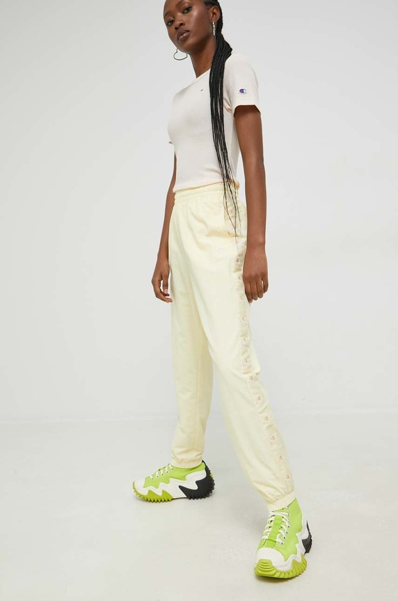 Champion melegítőnadrág 115495 sárga AW22