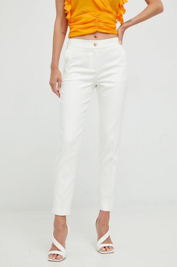 Morgan spodnie PLIME.F.OFF.WHITE biały SS26