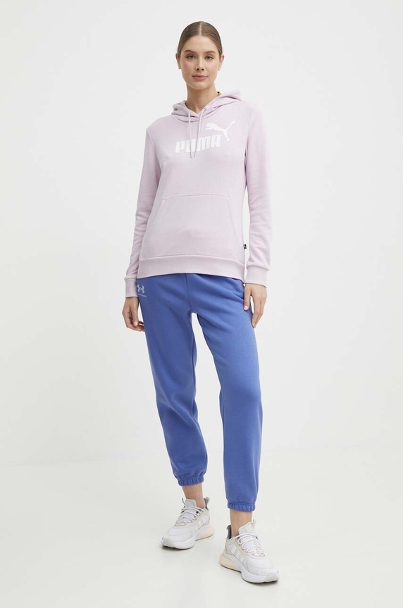 Under Armour spodnie dresowe 1373034 niebieski SS25