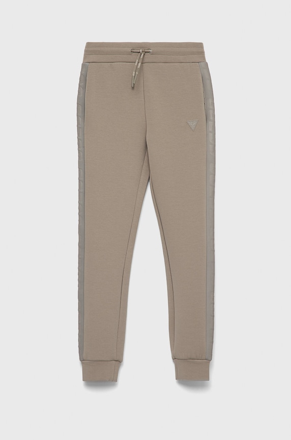 Guess pantaloni de trening pentru copii tricotaj bej J2YQ24.FL03S