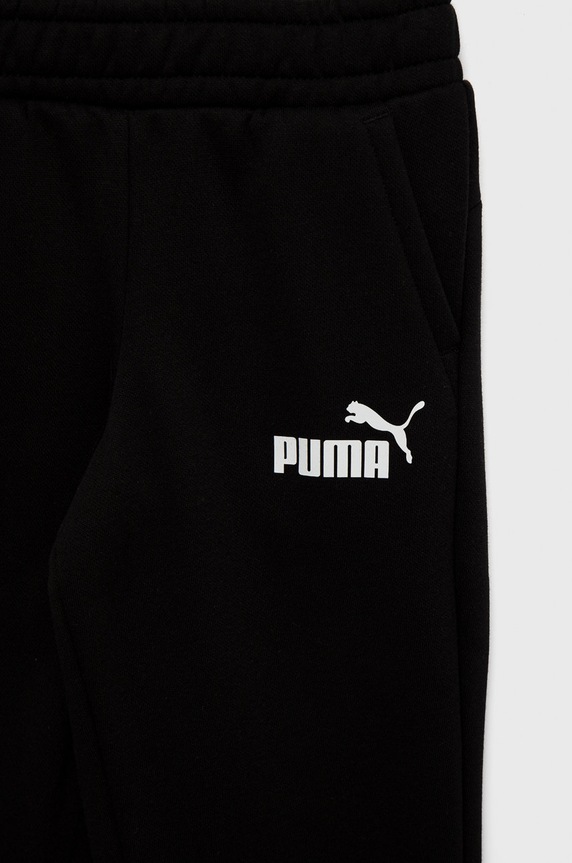 CHLAPEC Dětské tepláky Puma 586973.K.9BYY černá