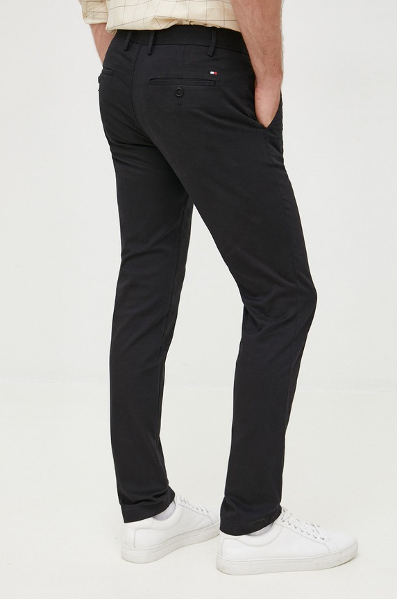 Oblečenie Nohavice Tommy Hilfiger MW0MW26619.9BYY čierna