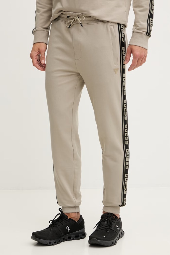 Παντελόνι φόρμας Guess μπεζ Z2YB19.K6ZS1
