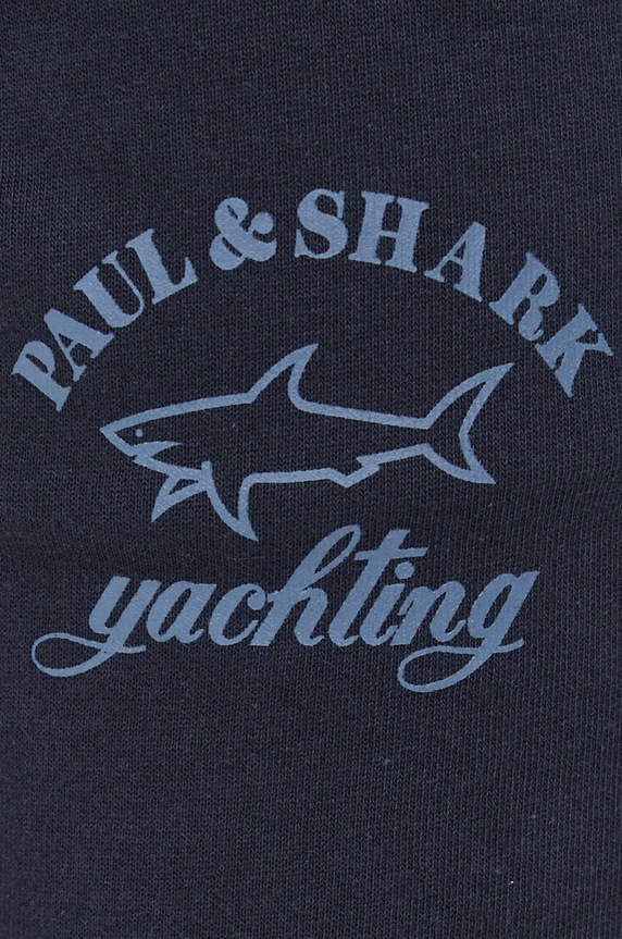 Paul&Shark spodnie dresowe bawełniane granatowy C0P1024