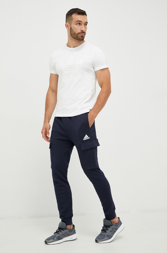 adidas spodnie dresowe Essentials HL2232 granatowy AW22