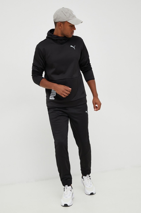 Puma spodnie dresowe Train All Day 522342 czarny AW22