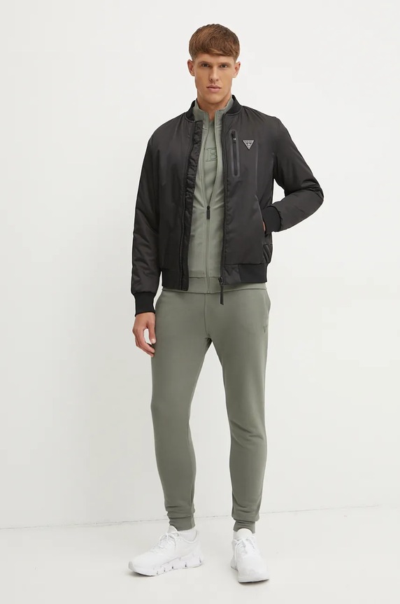 Guess spodnie dresowe Z2YB22.K9V31 zielony SS26