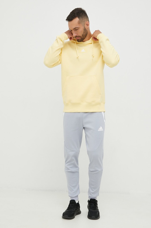 adidas Performance melegítőnadrág HM7953 szürke AW22