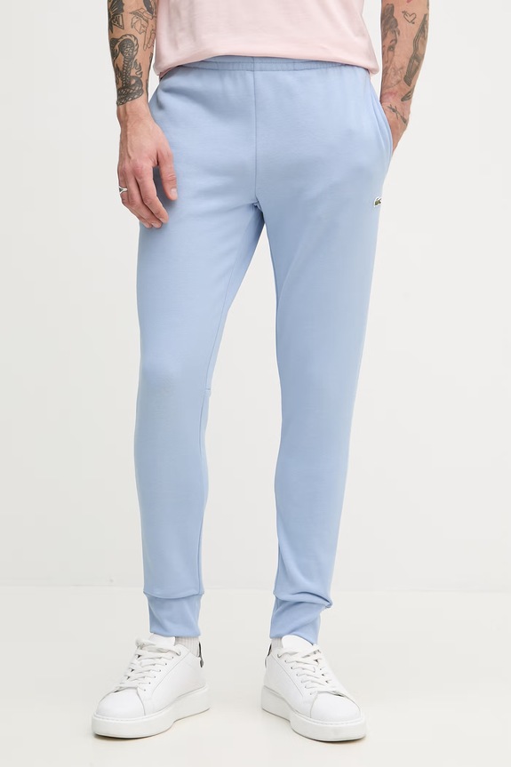 Lacoste sweatpants with cotton Men's blue XH9624