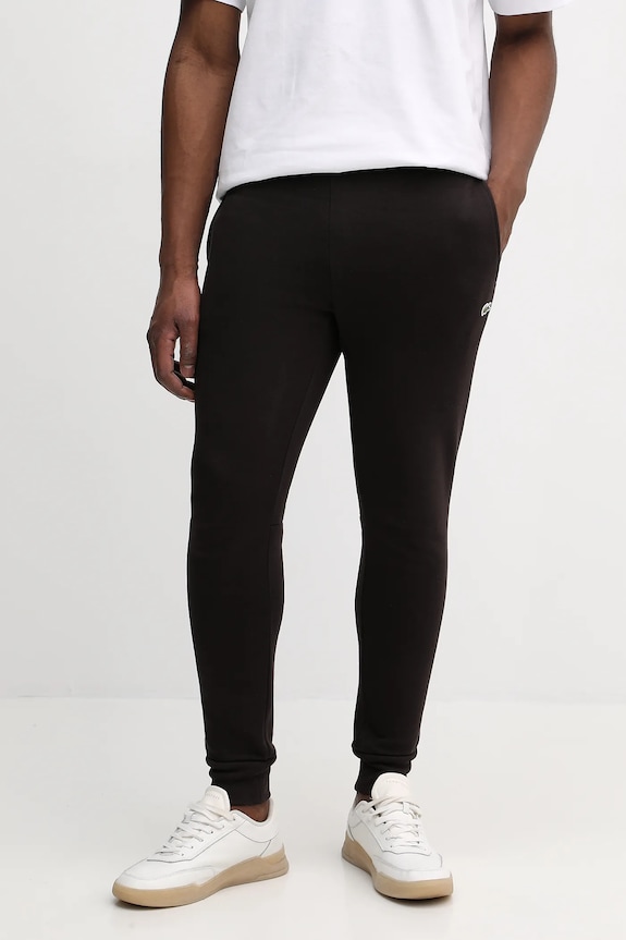Lacoste sweatpants with cotton men's brown XH9624