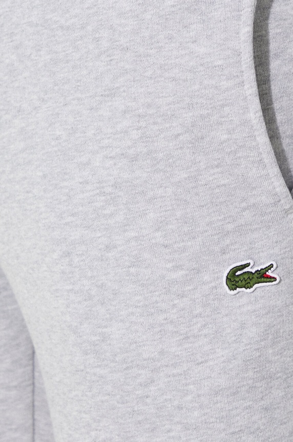 Lacoste teplákové nohavice s bavlnou pánske XH9624 sivá