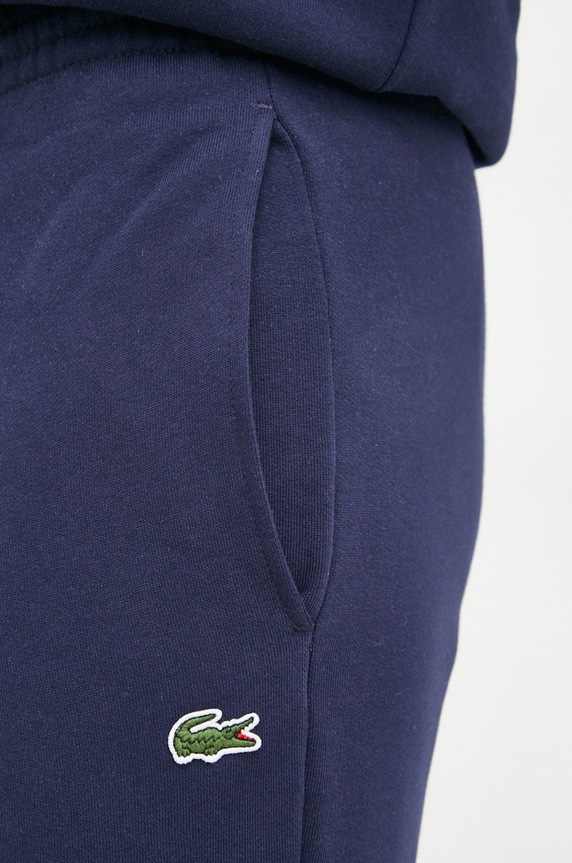 Lacoste spodnie dresowe męskie z bawełną granatowy XH9624