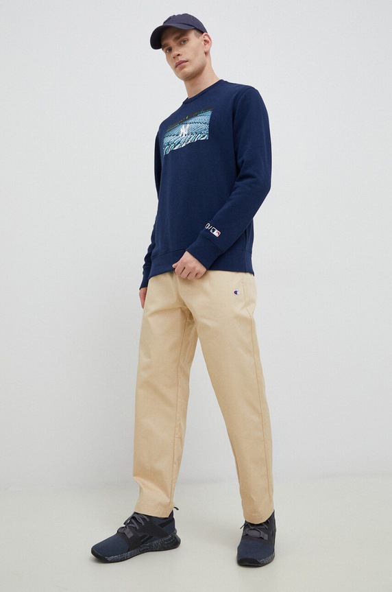 Champion spodnie 216544 beżowy AW23
