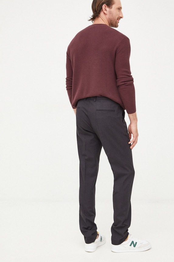 Odzież Sisley spodnie 49Z7SF015.903 czarny