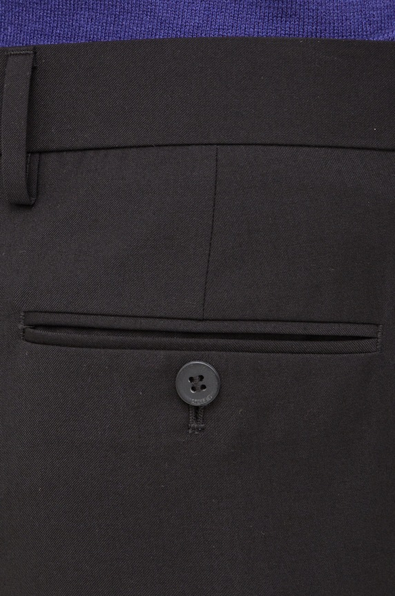 Sisley spodnie czarny 4KI356Y89.100