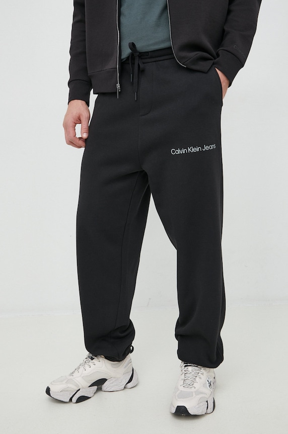 Calvin Klein Jeans pantaloni de trening J30J322048.9BYY negru AW22