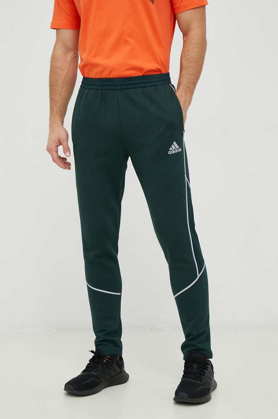 adidas spodnie dresowe dzianina zielony HL6926
