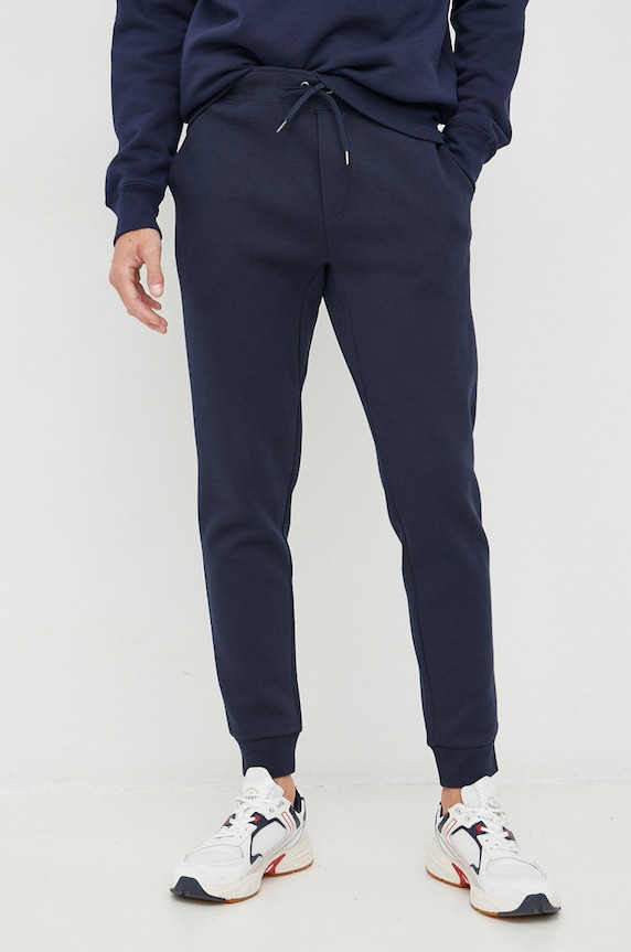 Polo Ralph Lauren pantaloni de trening tricotaj bleumarin 710888283002