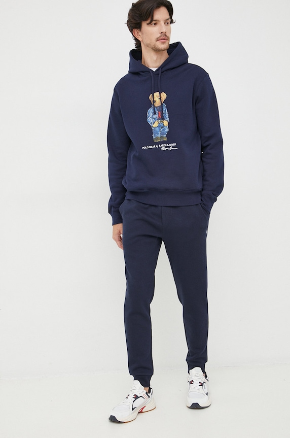 Polo Ralph Lauren pantaloni de trening 710888283002 bleumarin AW22
