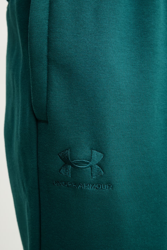 Under Armour παντελόνι επίσημο ανδρικό με βαμβάκι Essential Fleece πράσινο 1373882