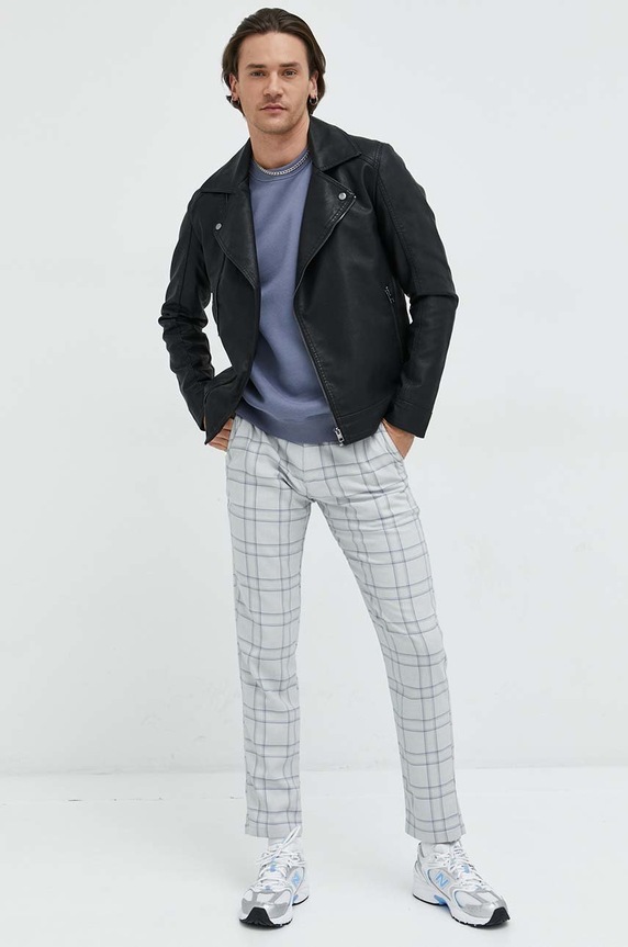 Hollister Co. spodnie KI330.2206.114 szary AW22