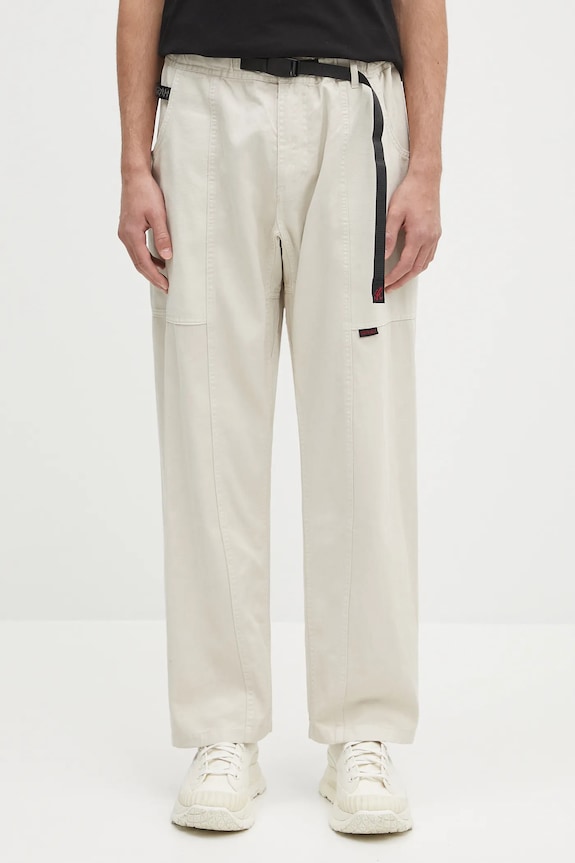 Gramicci pantaloni de bumbac drept gri G105.OGT