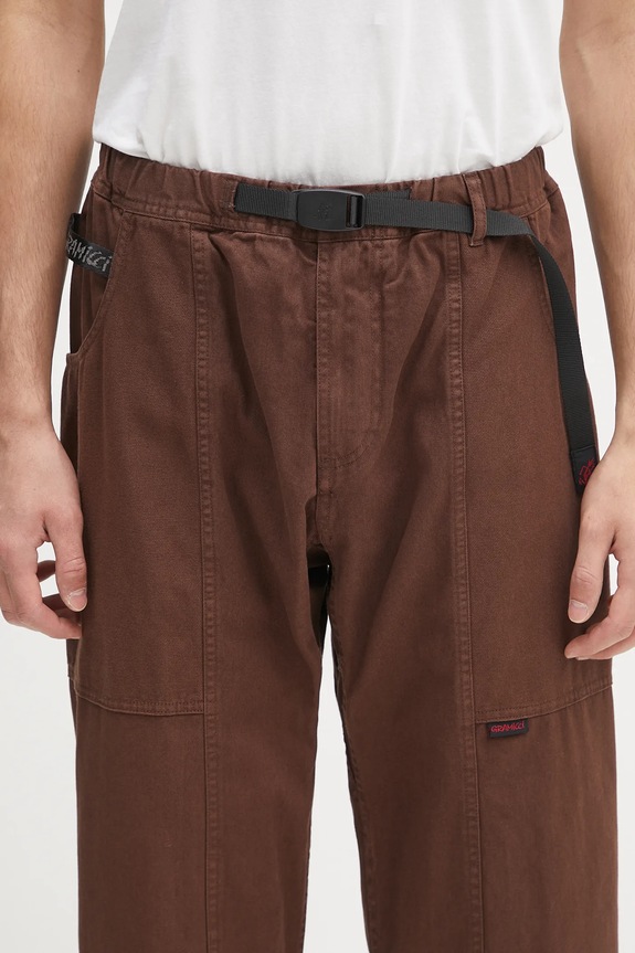 Gramicci pantaloni de bumbac maro G105.OGT