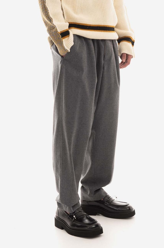 Marni wool trousers jersey gray PUMU0017U1.UTW970.00N80