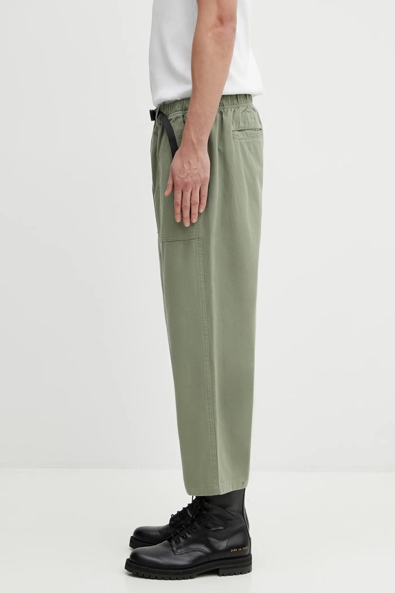 Gramicci cotton trousers Loose Tapered Pant G103.OGT green AW25