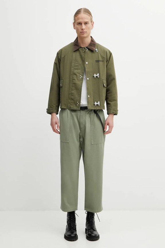 Gramicci cotton trousers Loose Tapered Pant green G103.OGT