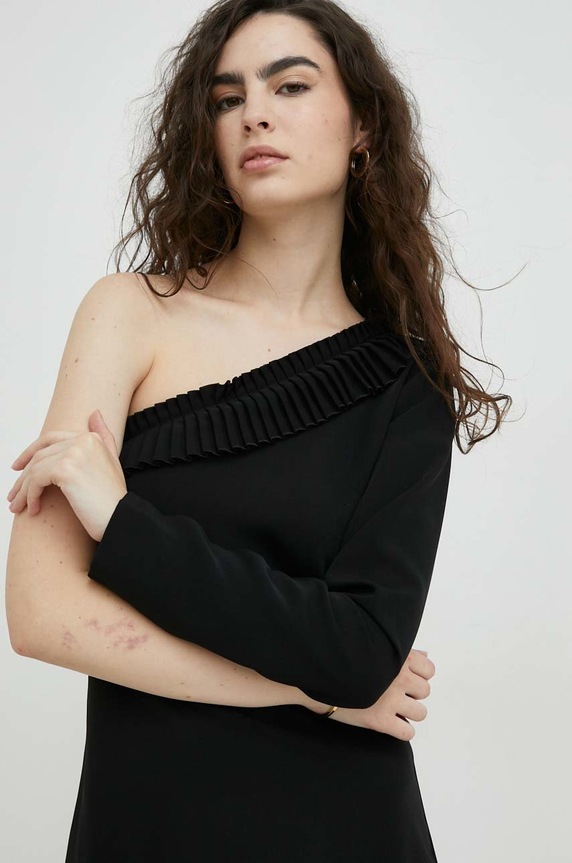 The Kooples vestito nero FROB25086K
