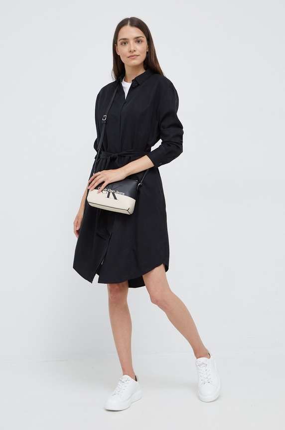 Calvin Klein sukienka K20K204409.9BYY czarny AW22