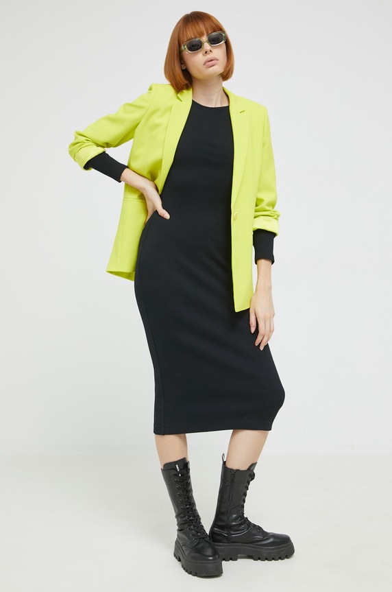 HUGO sukienka 50471748 50471748 czarny AW22