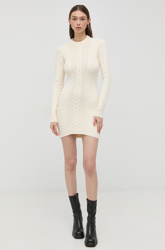 Patrizia Pepe sukienka 8A0998.K037 beżowy AW22