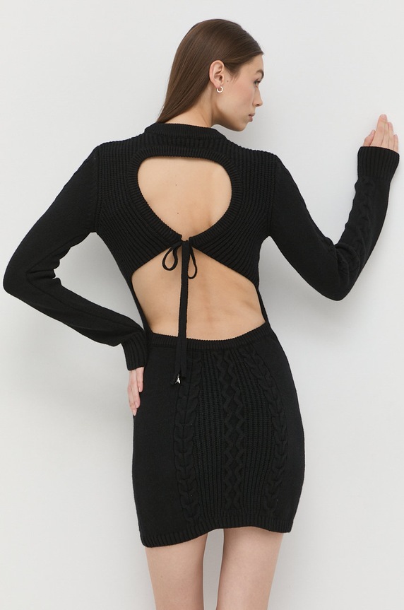 Ρούχα Φόρεμα Patrizia Pepe 8A0998.K037 μαύρο