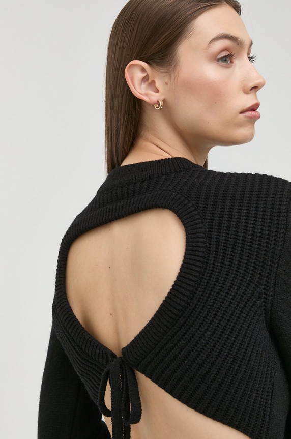 Φόρεμα Patrizia Pepe 8A0998.K037 μαύρο