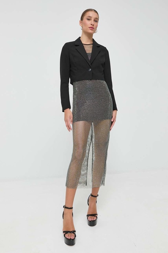 Patrizia Pepe sukienka 8A1011.A9U8 czarny SS24