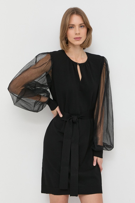 Twinset ruha hosszú fekete 222TT3106