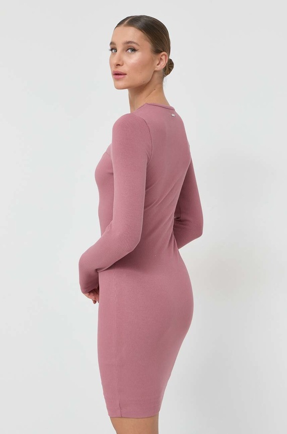Odzież Guess sukienka LANA WBBK86.KB9E2 różowy