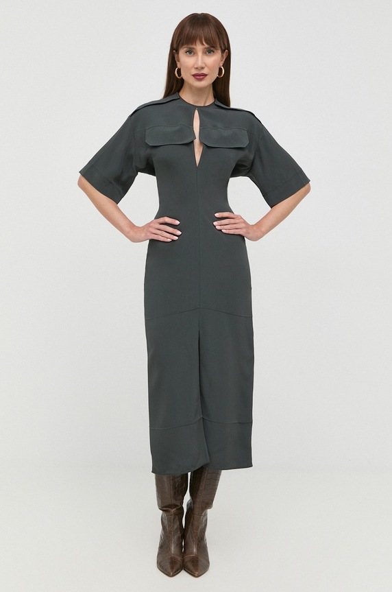 Сукня Victoria Beckham короткий зелений 1322WDR003752A
