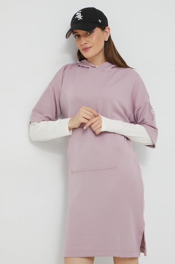 Fila rochie midi roz FAW0229