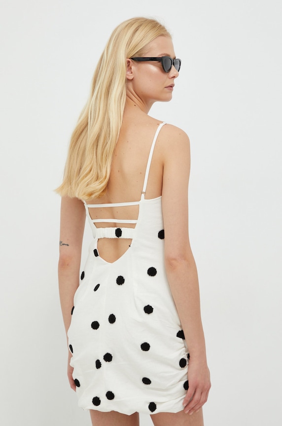 Дрехи Ленена рокля For Love & Lemons CD2683.SU22 бял