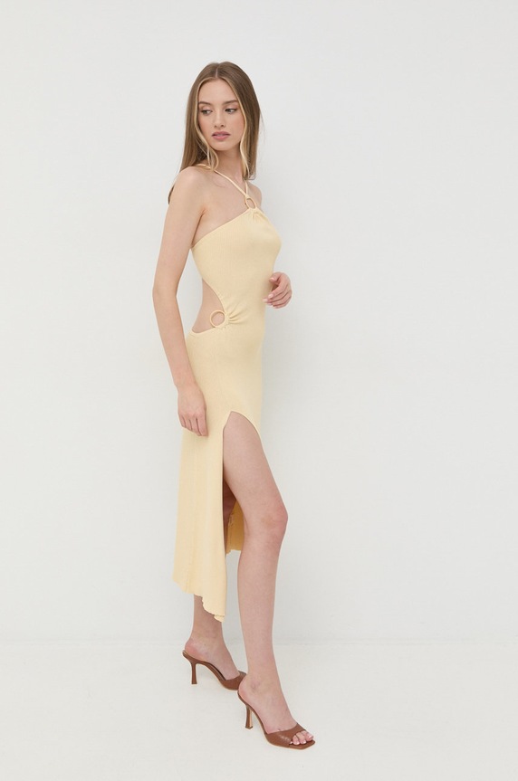 For Love & Lemons sukienka casual beżowy KSU22D505.SU22